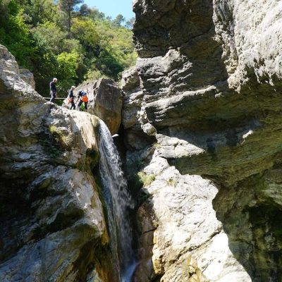 canyoning liguria rio barbaira salto